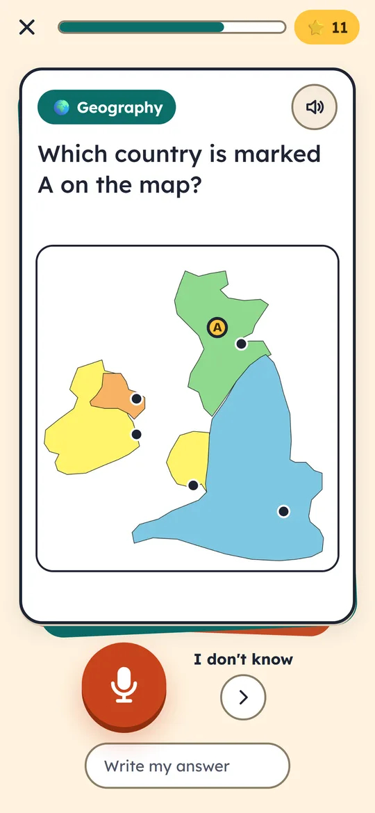 A question with a diagram from the lesson